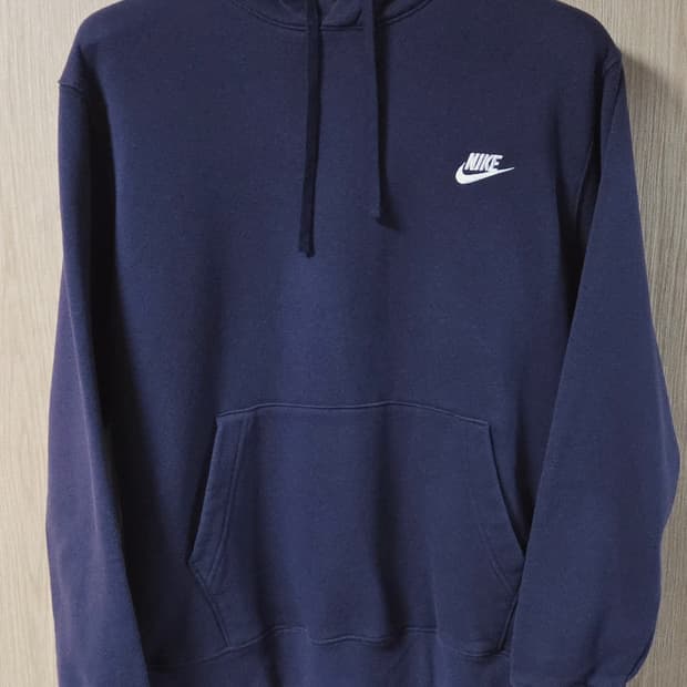 (착샷) 나이키 NSW 후드 티셔츠 클럽 기모