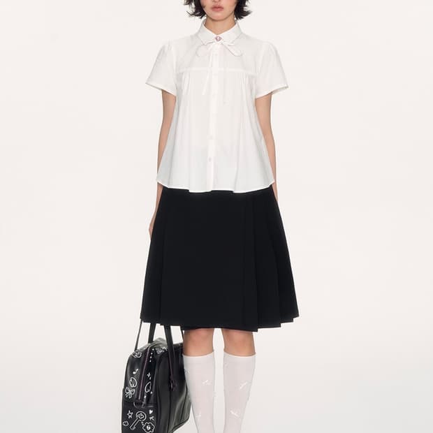 Necy studio 미디 스커트