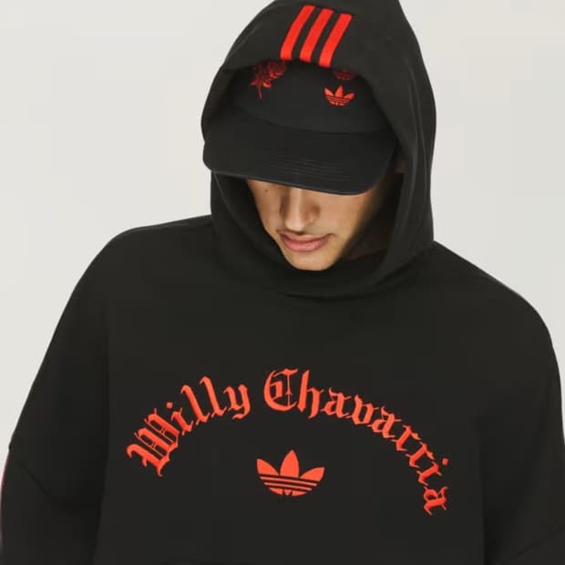 아디다스 X 윌리 차바리아 헤비웨이트 후드블랙 - S (KR 사이즈)