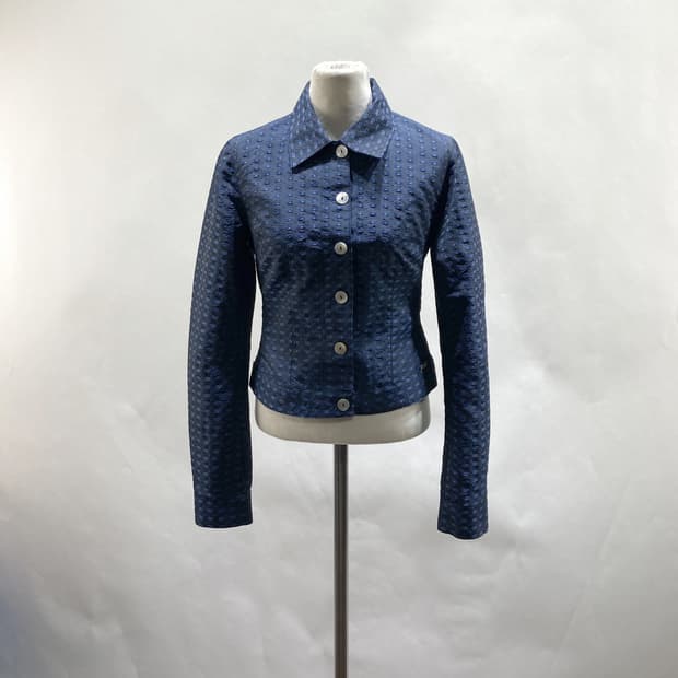 오일릴리 여성 크롭셔츠자켓 네이비 XS