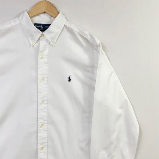 XL 폴로 화이트 셔츠