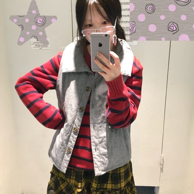 빈티지 폴로 너드 코디세트