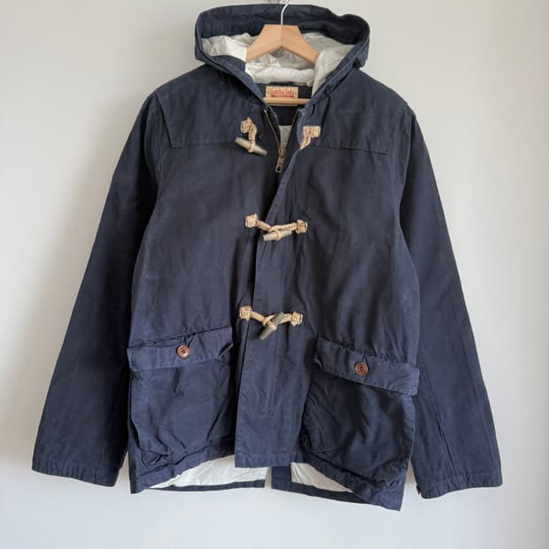 스카치 앤 소다(SCOTH & SODA) 코튼 더플 코트(네이비)