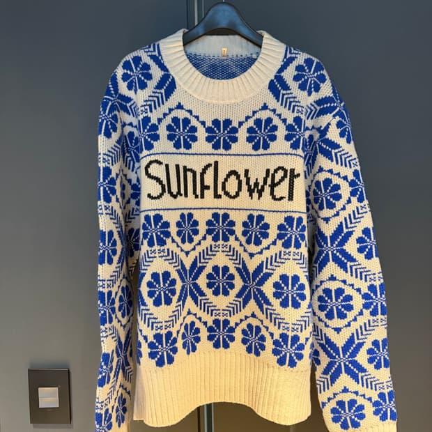 선플라워 페어아일 니트 XL사이즈
