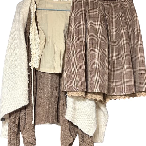 빈티지 초코라테 초코 라떼 셋업 세트 코디 유토 빈티지