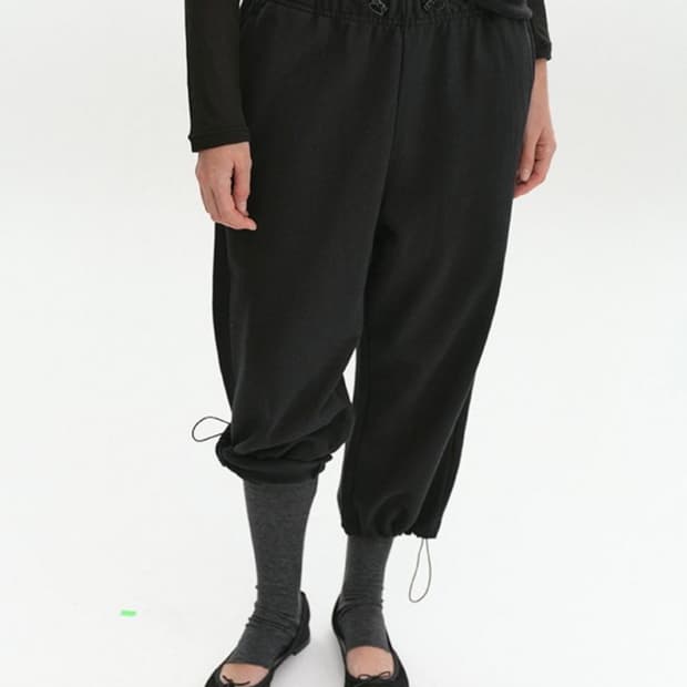 Repos Cropped joggers black s 