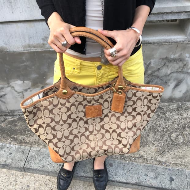 Coach Signature Tote Bag