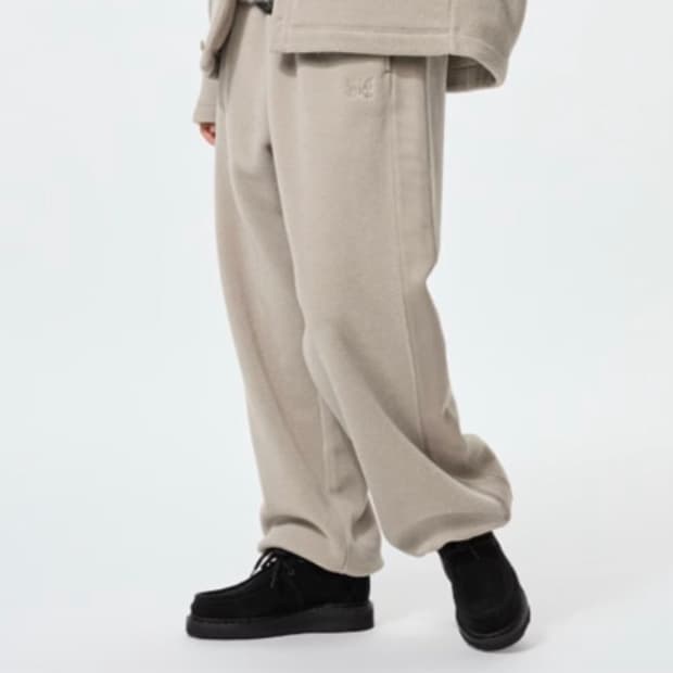 (2XL) 유니클로 니들스 유니들스 플리스 후리스 트랙팬츠 베이지