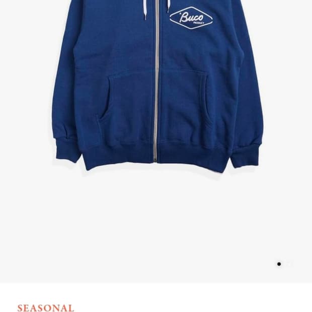 리얼맥코이 부코 후드집업