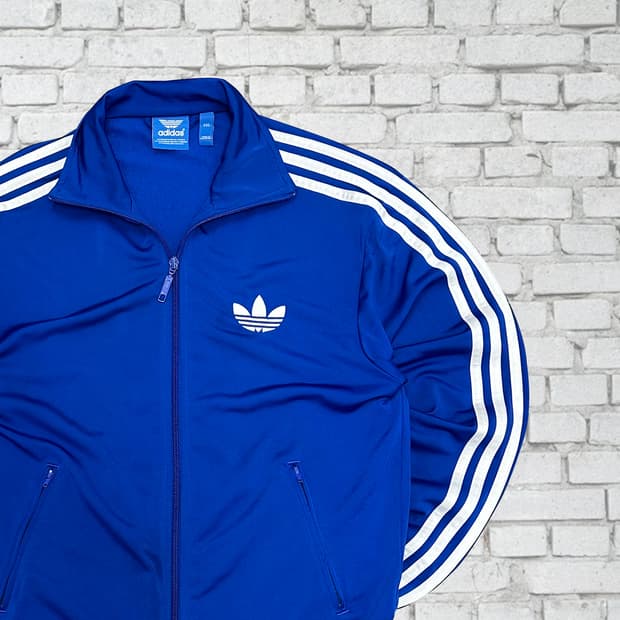 아디다스 구형 파이어버드 딥블루 빈티지 져지 95