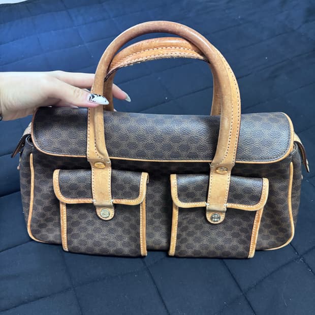 셀린느 빈티지 트리오페 마카담 토트백 숄더백