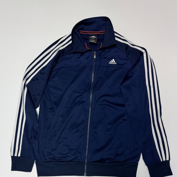 아디다스 에센셜 네이비 트레이닝 트랙탑 져지 L