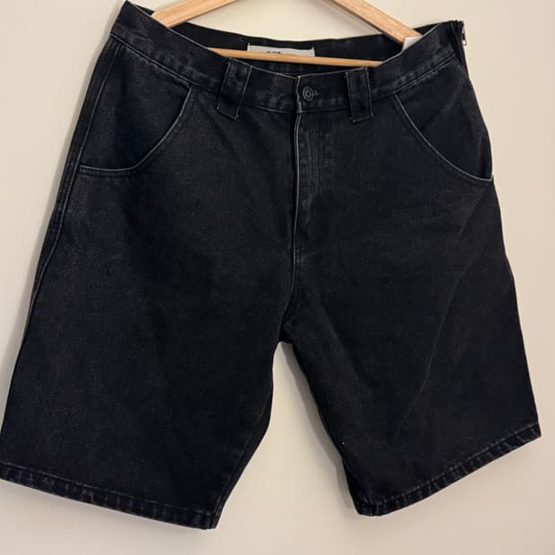 Plasticproduct black denim short