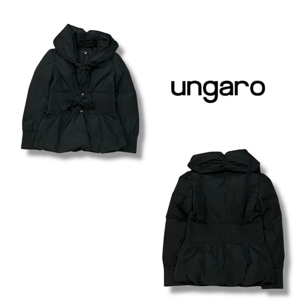  웅가로 리본 패딩 y14142