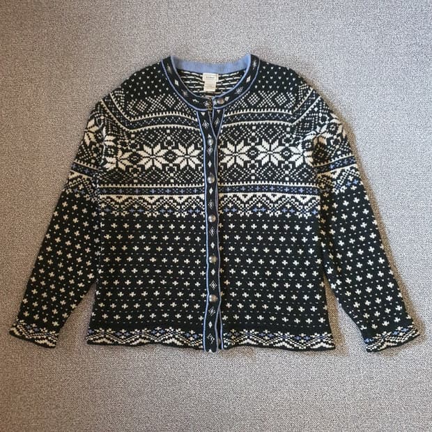 L.L.Bean노르딕 패턴 니트 가디건 no.36