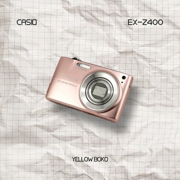[수채감성] CASIO 카시오 엑슬림 EX-Z400 레트로 디지털 카메라