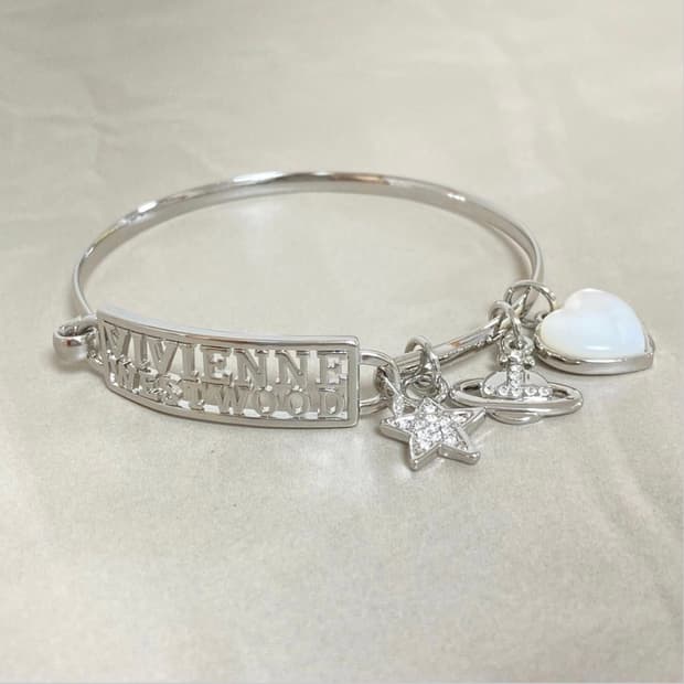 비비안웨스트우드 레어링 로고 orb 참 뱅글 팔찌