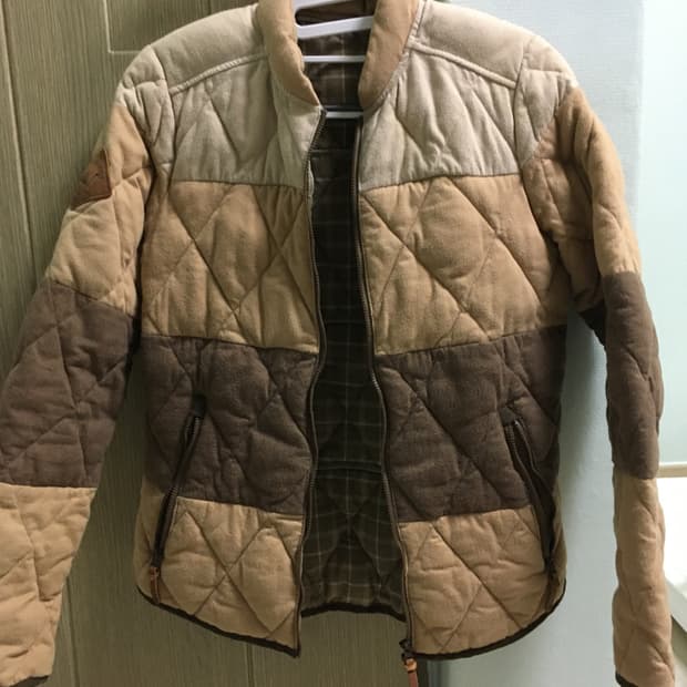 라푸마 경량패딩 브라운