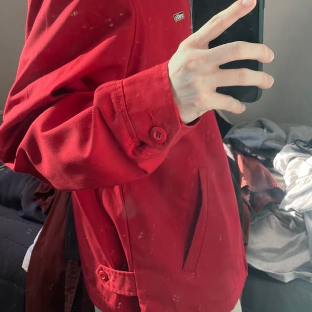American vintage red 워크자켓  L