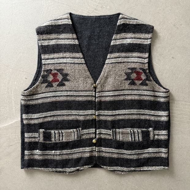Vintage Navajo Wool Short Vest