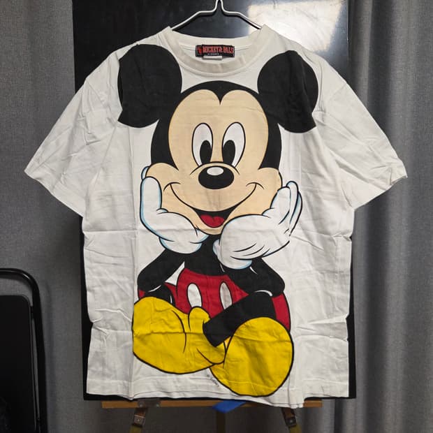 Disney 빈티지 반팔 티셔츠 L(100)