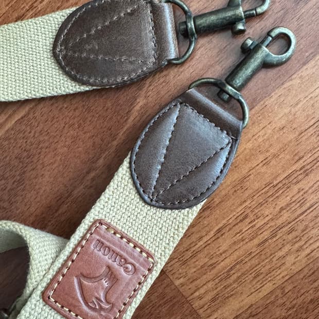 캐논 가방 스트랩 베이지 가방끈 canon