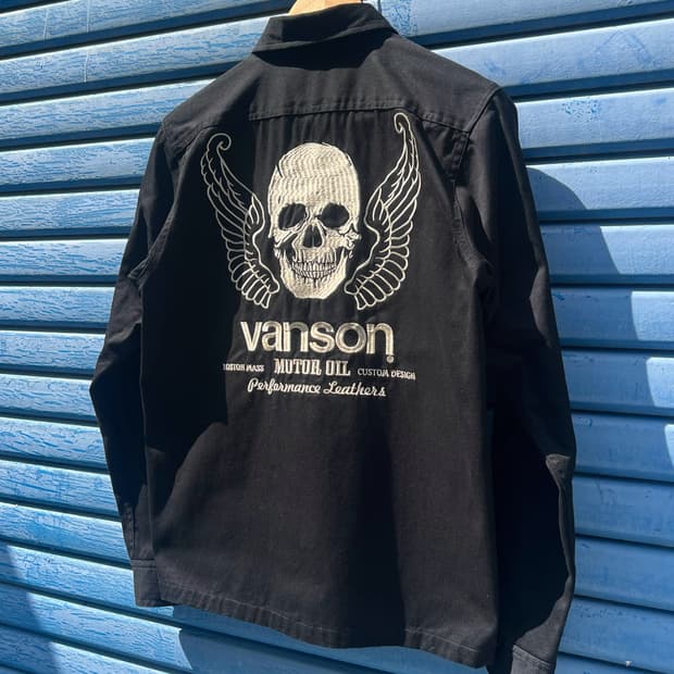 Vanson Leather Canvas Shirt