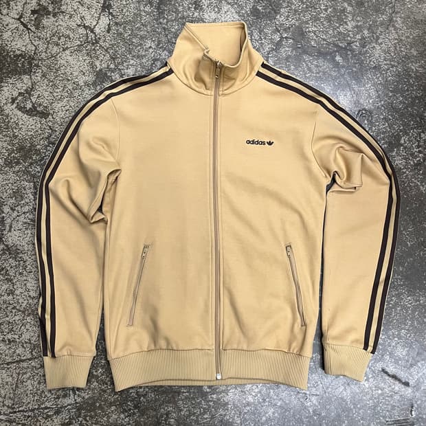 00s 아디다스 베컨바우어 베이지색 트랙탑