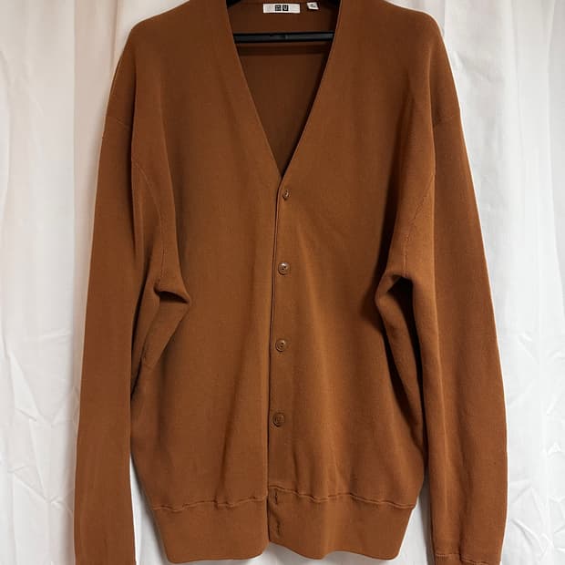 유니클로U 브라운 가디건 XL사이즈