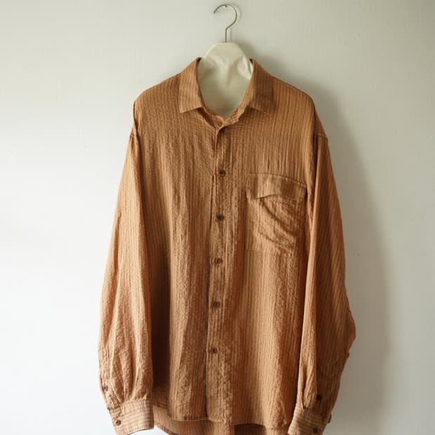 Wardrobe.41 오버사이즈 파자마 셔츠