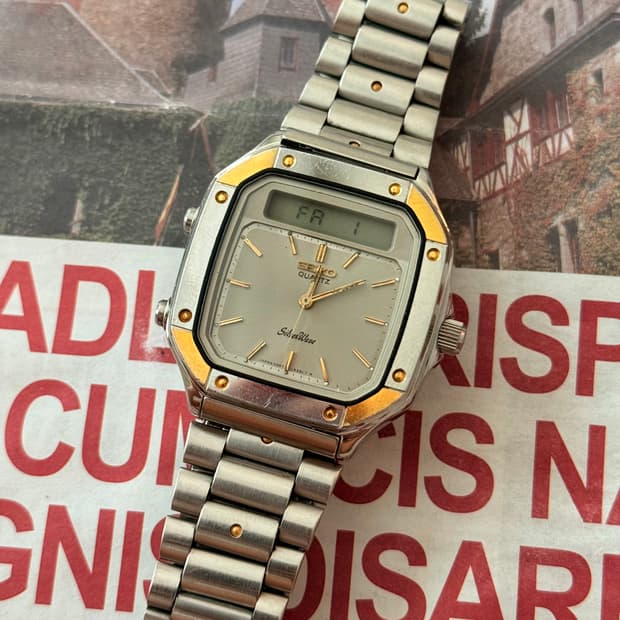 Seiko 세이코 SilverWave 아나디지 