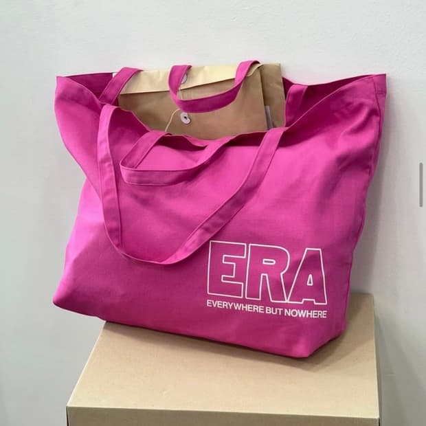 ERA 이알에이 팝업 에코백 구매해봐요.