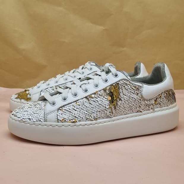 폰트 스팽글 여성스니커즈240 