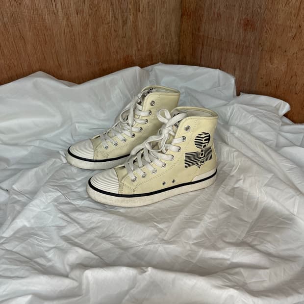 이자벨마랑 에뚜왈 캔버스 하이탑 스니커즈