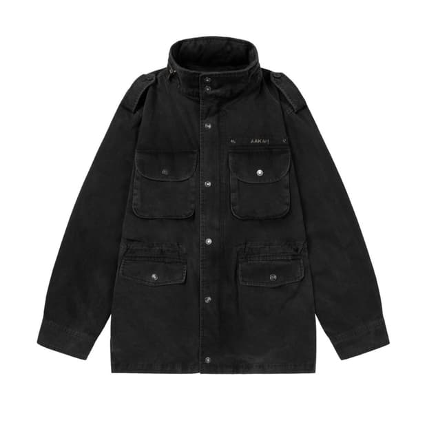 2) AAKAM 필드 자켓 블랙 2사이즈