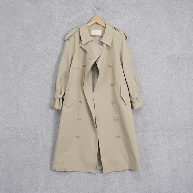 줄로그 여성 견장 트렌치 코트 FREE