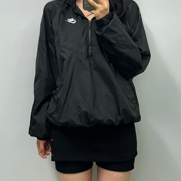 나이키 퓨추라 블랙 바람막이 아노락 자켓