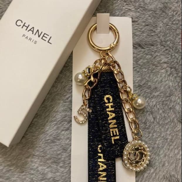 샤넬 CHANEL 블랙 키링 (새제품)