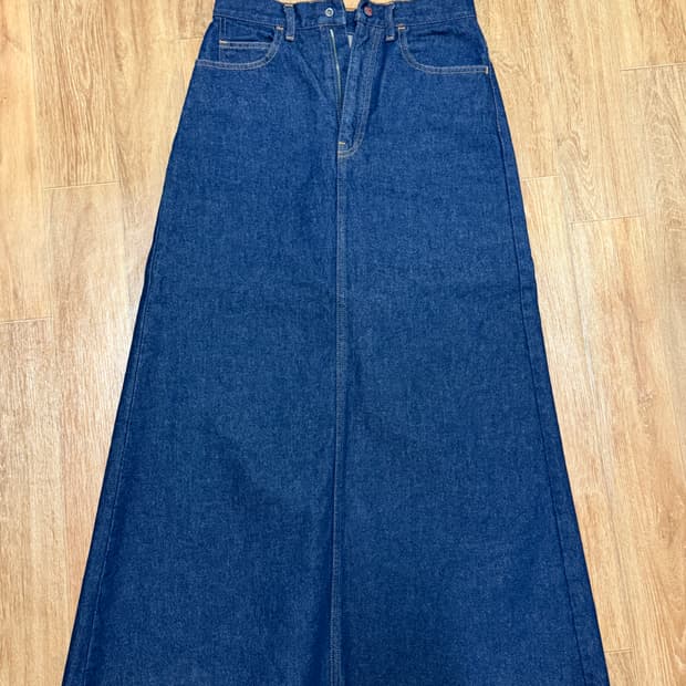 캐피탈 하이웨스트 청스커트