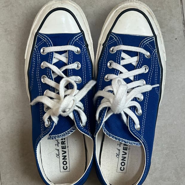 컨버스 척 70 로우 빈티지 러쉬블루 250