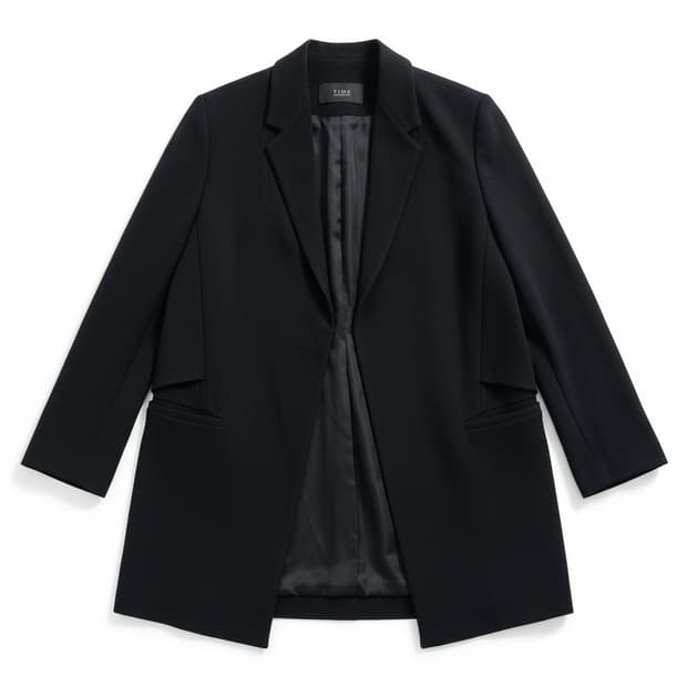 TIME 블랙 코트 76-90-155