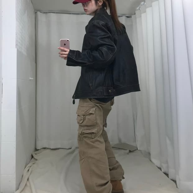 할리데이비슨 바이크 레더 가죽 자켓