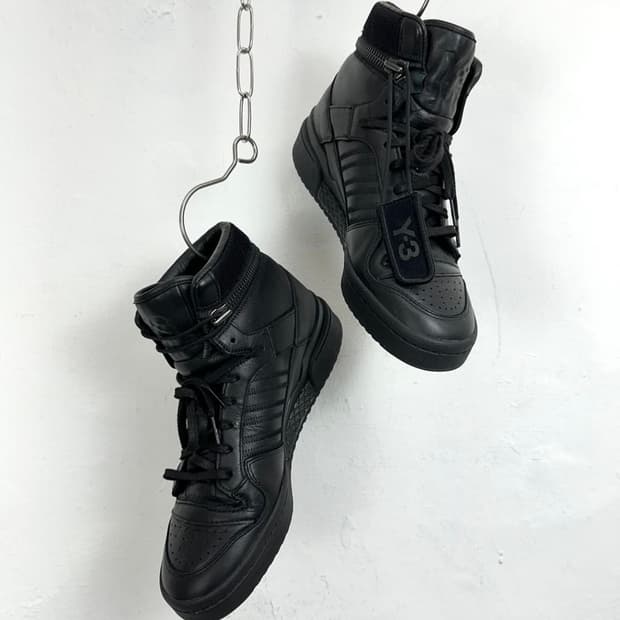 Y-3 Adidas Forum High Triple Black High