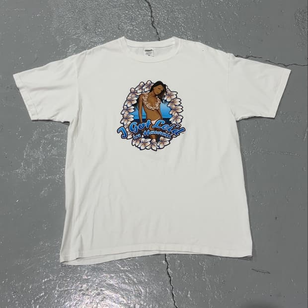 90s Vintage USA Hawaii Hula Girl