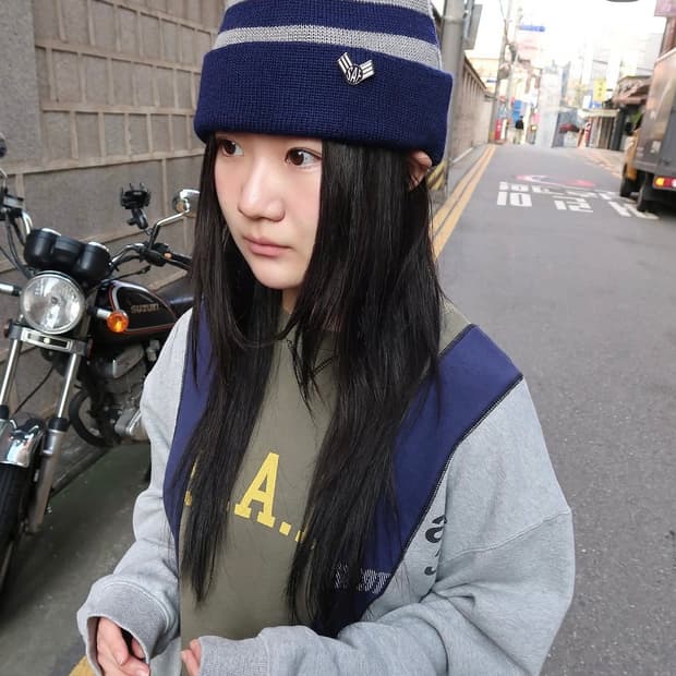 사파리스팟 safarispot ARMY REPAIR CREWNECK 