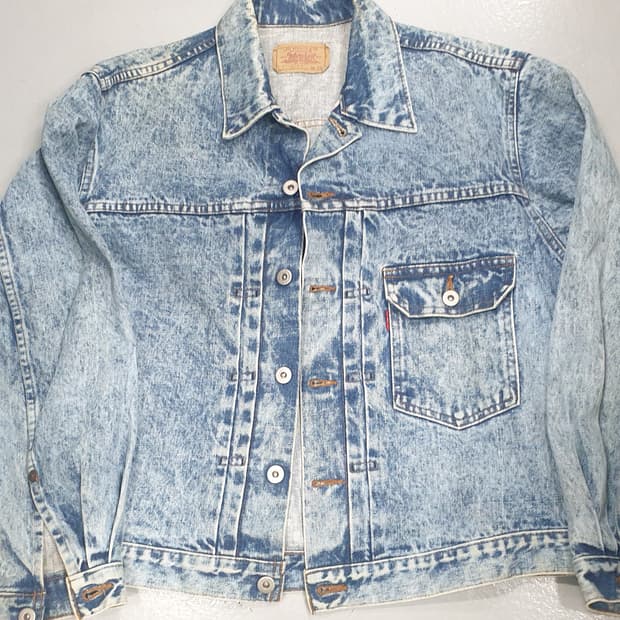 리바이스 80s빈티지 셀비지 빅E 1세대자켓 일본