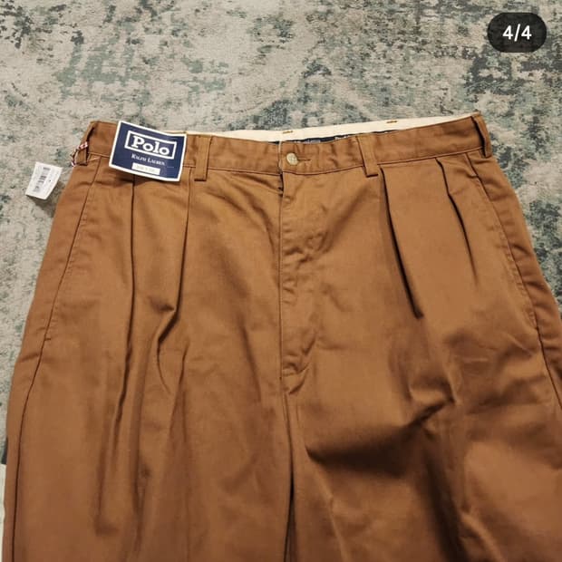 90s 오리지날 폴로 투턱 클래식 치노