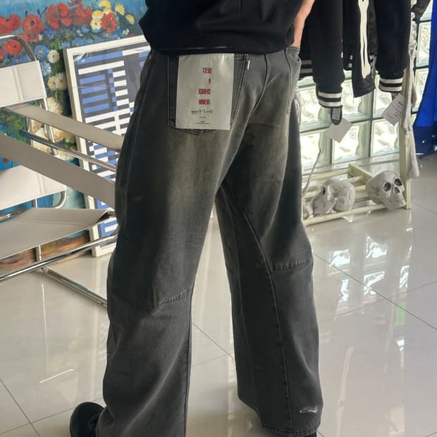 3D twist baggy pants 버기 팬츠