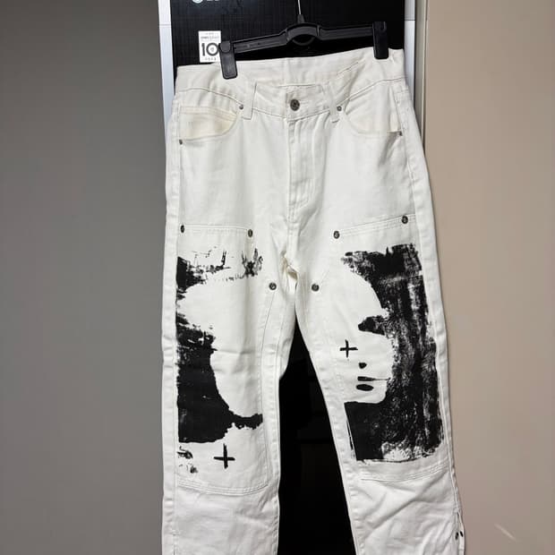 Aelfric Eden Face Print Jeans Size XXL