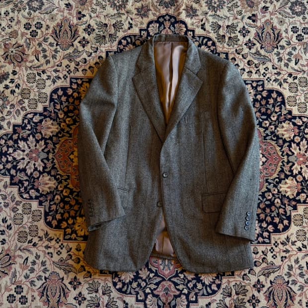 버버리 트위드 자켓 100